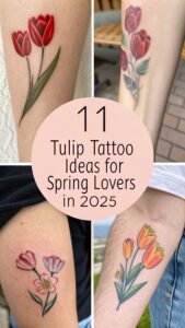 Read more about the article 11 Tulip Tattoo Ideas for Spring Lovers in 2025