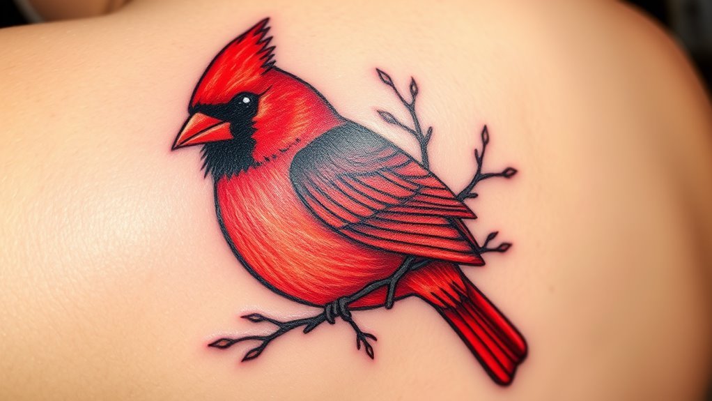 Read more about the article Cardinal Tattoo Meaning and Symbolism