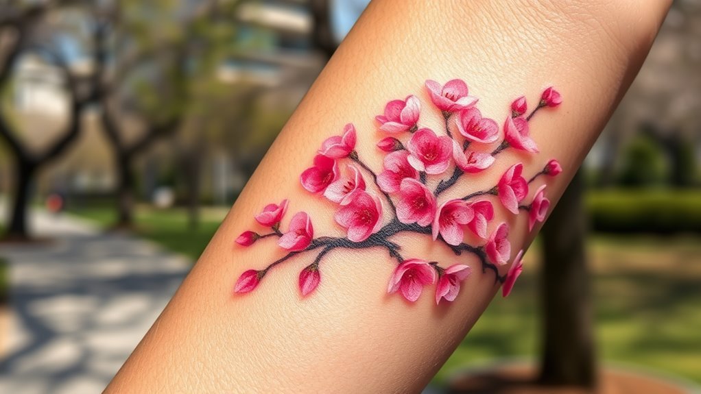 Read more about the article Cherry Blossom Tree Tattoo Meaning and Symbolism