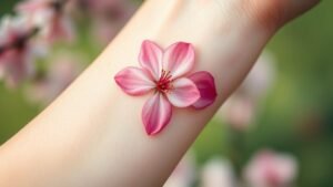 Read more about the article Cherry Blossom Tattoo Meaning and Symbolism