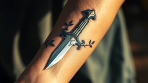 Read more about the article Dagger Tattoo Meaning and Symbolism