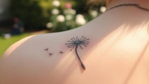 Read more about the article Dandelion Tattoo Meaning and Symbolism