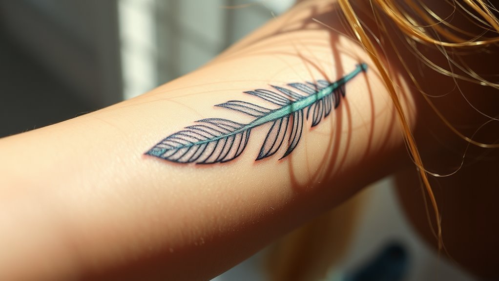 Read more about the article Feather Tattoo Meaning and Symbolism