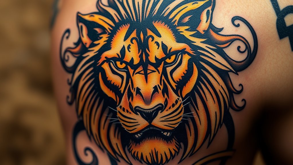 Read more about the article Lion Tattoo Meaning and Symbolism