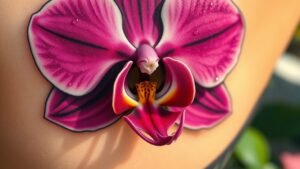 Read more about the article Orchid Tattoo Meaning and Symbolism