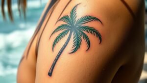 Read more about the article Palm Tree Tattoo Meaning and Symbolism