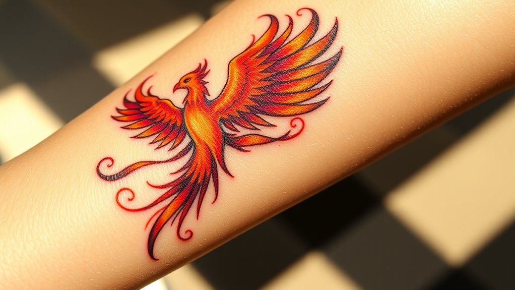 You are currently viewing Phoenix Bird Tattoo Meaning and Symbolism