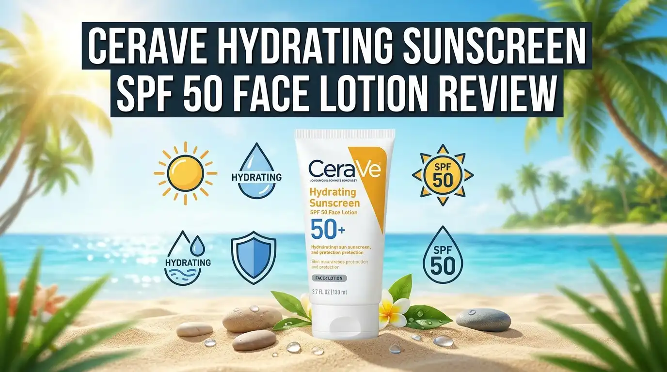 Read more about the article CeraVe Hydrating Sunscreen SPF 50 Face Lotion Review: Worth Buying?